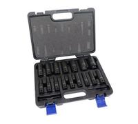 Us Pro Tools 16Pc 1/2" Dr 12Pt European Impact Sockets 10 - 32mm 7536