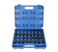 US PRO Tools 16pc 1/2" DR Impact Hex Bit Sockets H4 - H19 3998