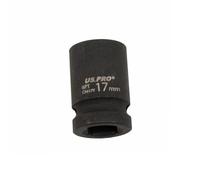 US PRO Tools 17mm Impact Socket 1/2" Drive 6 Point Single Hex 3819