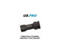 US PRO Tools 17mm Strut Channel Unistrut Type Socket Length 72mm 1/2" DR 3767