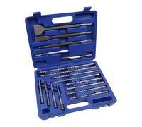 US PRO Tools 17PC SDS Plus Shank Drill Bit & Chisel Set 7208