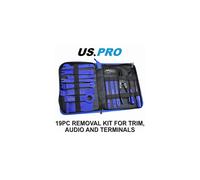 US PRO Tools 19pc Trim & Panel Removal, Audio, Terminals, Radio Removal Set 5458
