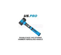 US PRO Double Face 1KG Stoning Hammer Fibreglass Handle 4512
