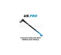 US PRO Tools 2 KG Splitting Axe With Fibreglass Handle Log Splitting Maul 4541