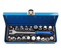 US PRO Tools 20 Piece 3/8 DR Drain Sump Plug Key Set, Keys Oil Din 3298