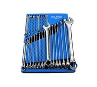US PRO Tools 25pc Metric Combination Spanner Set 6-32mm in Foam Tray 2274