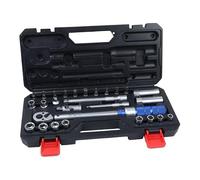 US PRO Tools 27pc 3/8" Dr Torque Wrench & Socket Set 5-50Nm 6940