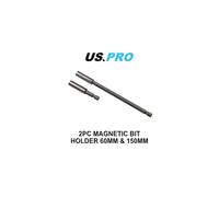 US PRO Tools 2pc Magnetic Screwdriver Hex Adaptor Power Bit Holder