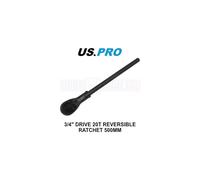US PRO Tools 3/4" Drive 20T Reversible 500mm Ratchet For Sockets 4210