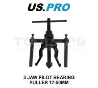 US PRO Tools 3 Jaw Pilot Bearing Puller 17-50mm Hardened Steel Jaws 5177