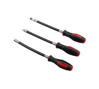 Us Pro Tools 3 Piece 300mm Flexi Screwdrivers - Flexible Screwdriver Set 1617