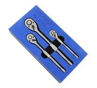 US PRO Tools 3 Piece Hand Ratchet Set 1/4" 3/8" 1/2" in a Foam Tray 4192