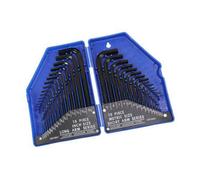 Us Pro Tools 30Pc Metric And Imperial Hex Allen Key Set 0.7-10mm 0.028-3/8 - 1631