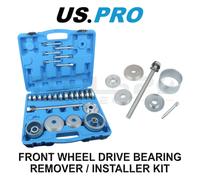 US PRO Tools 31pc Front Wheel Drive Bearing Remover Installer Kit 6290