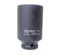 US PRO Tools 36mm 1/2" Drive Axle Hub Nut Socket 12 Point Deep Impact Socket 3487