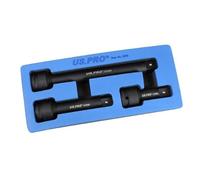 US PRO Tools 3pc 3/4" dr Impact Extension Bar Set Bars for Sockets 3950