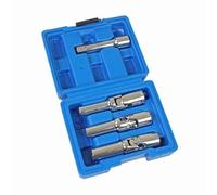 US PRO Tools 3pc Glow Plug Deep UJ Socket Set 8mm 10mm 12mm 3/8" Drive 5639