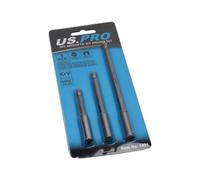 Us Pro Tools 3Pc Magnetic Screwdriver Hex Adaptor Power Bit Holder Extension Set 1491
