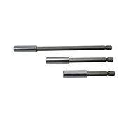 US PRO Tools 3pc Magnetic Screwdriver Hex Adaptor Power Bit Holder Extension Set B1491