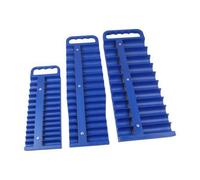 Us Pro Tools 3Pc Magnetic Socket Holder Set 1/4" 3/8" 1/2" Drive With Carry Handle 6925