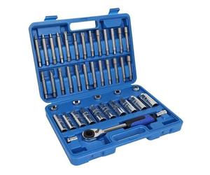 US PRO Tools 43pc Shock Absorber Strut Nut Go-Thru Socket & Ratchet Set 7148