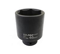 US PRO Tools 46mm 1/2" dr 6 Point Deep Impact Socket 79mm Long 3502