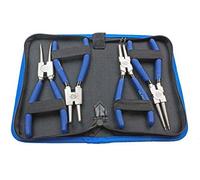 US PRO Tools 4PC 7" NI-FE Finish Circlip Pliers Set in Zip Case 2278