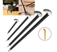 Us Pro Tools 4Pc Heel Bar Set Podgers Pry Bars Toe 150, 300, 400, 500mm