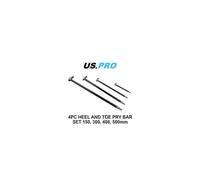 US PRO Tools 4pc Heel Bar Set Podgers Pry Bars Toe 150 300 400 500mm NEW 6857