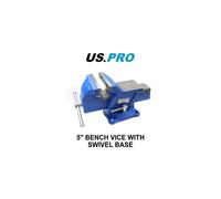 US PRO Tools 5” Heavy Duty Engineer Swivel Bench Vice Vise Clamp with Anvil 2665