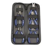 US PRO Tools 5 Piece Mini Soft Grip plier and Cutter Set in Zip Case 5887