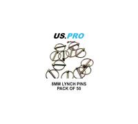 US PRO Tools 50pc 8.00mm Lynch Pin Ring Clip Set 9024