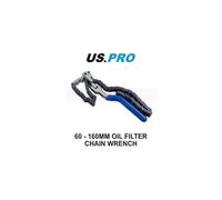 US PRO Tools 60-160MM Oil Filter Chain Wrench With Swivel Handle 3014