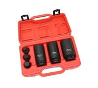 US PRO Tools 6PC 1/2" DR Impact Deep Hub Nut Socket & Hex Bit Set 3813