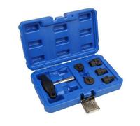 Us Pro Tools 6Pc Plastic Oil Drain Plug Key Set With T-Handle 6238