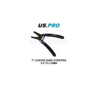 US PRO Tools 7" Curved Wire Stripper Cutter 0.6 To 2.6mm 6835