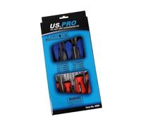 US PRO Tools 7PC Soft Grip Screwdriver Set- Pozi & Slotted 4599