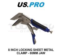 US PRO Tools 8 Inch Locking Sheet Metal Clamp - 80MM Jaw 5934