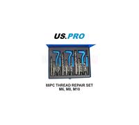US PRO Tools 88PC Thread installation and repair kit helicoil set M6, M8, M10 2699