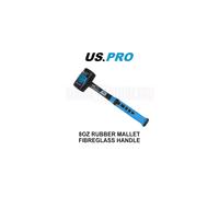 US PRO Tools 8OZ Rubber Mallet With Fibreglass Handle 4523
