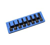 US PRO Tools 8pc 1/2" Drive Star Bit Impact Socket Set T30 - T80 EVA Foam 3846