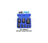 US PRO Tools 8pc Impact Adaptor Set, Reducer for Sockets, Wrench 3477
