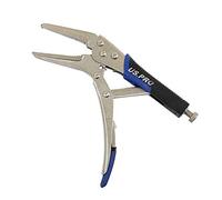 US PRO Tools 9 Inch Long Nose Locking Pliers with Soft Grip Handles 1847