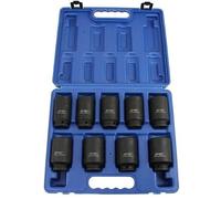 B&Q Socket Set US PRO Tools 9pc 1/2" Drive 12pt Deep Impact Hub Nut 29–38mm 3688