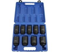 US PRO Tools 9pc 1/2" Dr 12pt Deep Impact Hub Nut Sockets 29mm to 38mm 3688