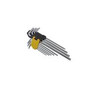 US PRO Tools 9pc Extra Long Tamper Proof Torx Star Key Set T10 - T50