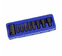 US PRO Tools 9pc Impact Hex Bit Set with 1/2" DR Bit Holder H6 - H19 3997