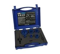 US PRO Tools 9pc Plumbers Bi-Metal Hole saw Kit 19-57mm 9276