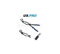 US PRO Tools Double Jointed Long Reach Hose Clamp Pliers Angled 3450