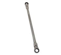US PRO Tools Extra Long Double Ended Flex-Head Ratchet Spanner 17 & 19mm x 415mm 3872